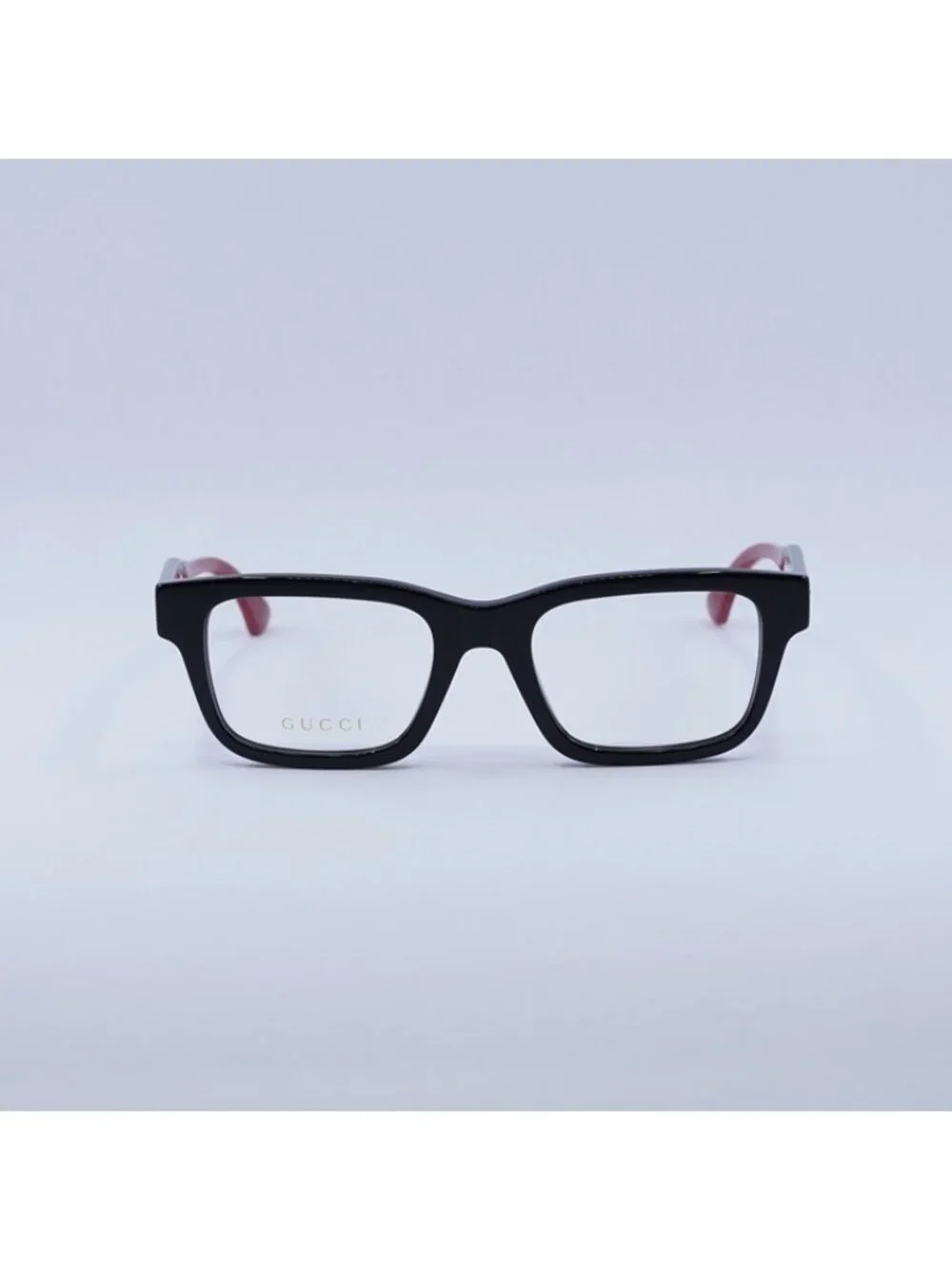Gucci GG1865O 004 Eyeglasses Black/Green/Red 52mm Square Frame